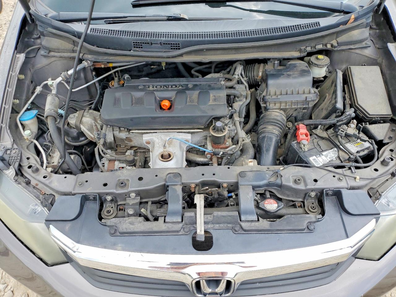 2012 Honda Civic Lx Brown vin: 2HGFB2F54CH567056