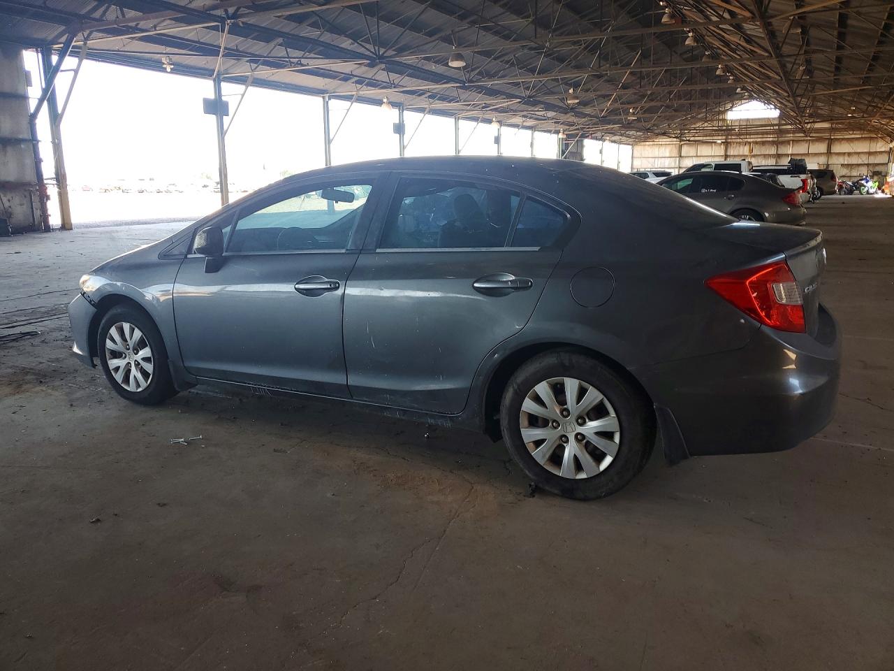 2012 Honda Civic Lx Charcoal vin: 2HGFB2F54CH572175