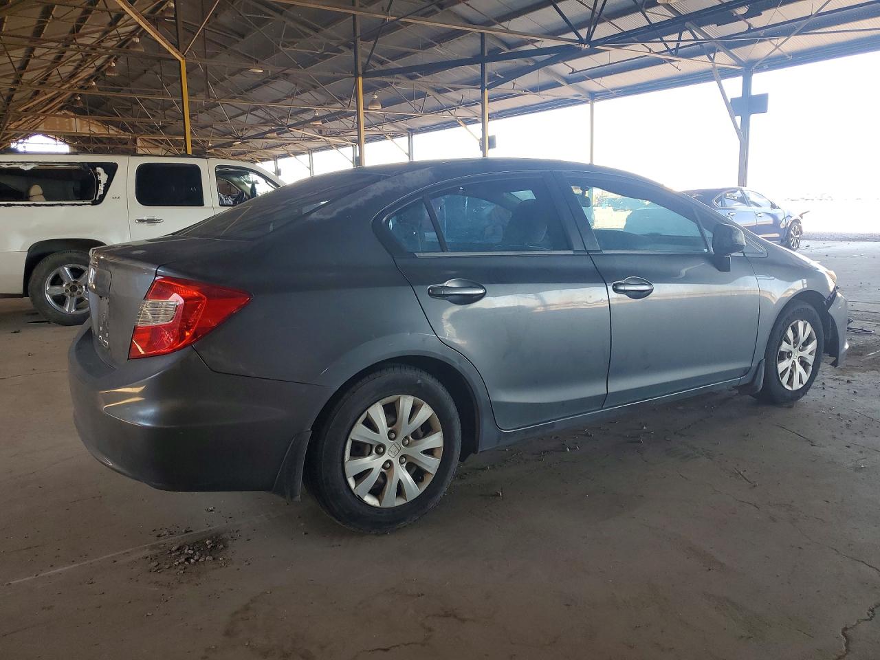 2012 Honda Civic Lx Charcoal vin: 2HGFB2F54CH572175