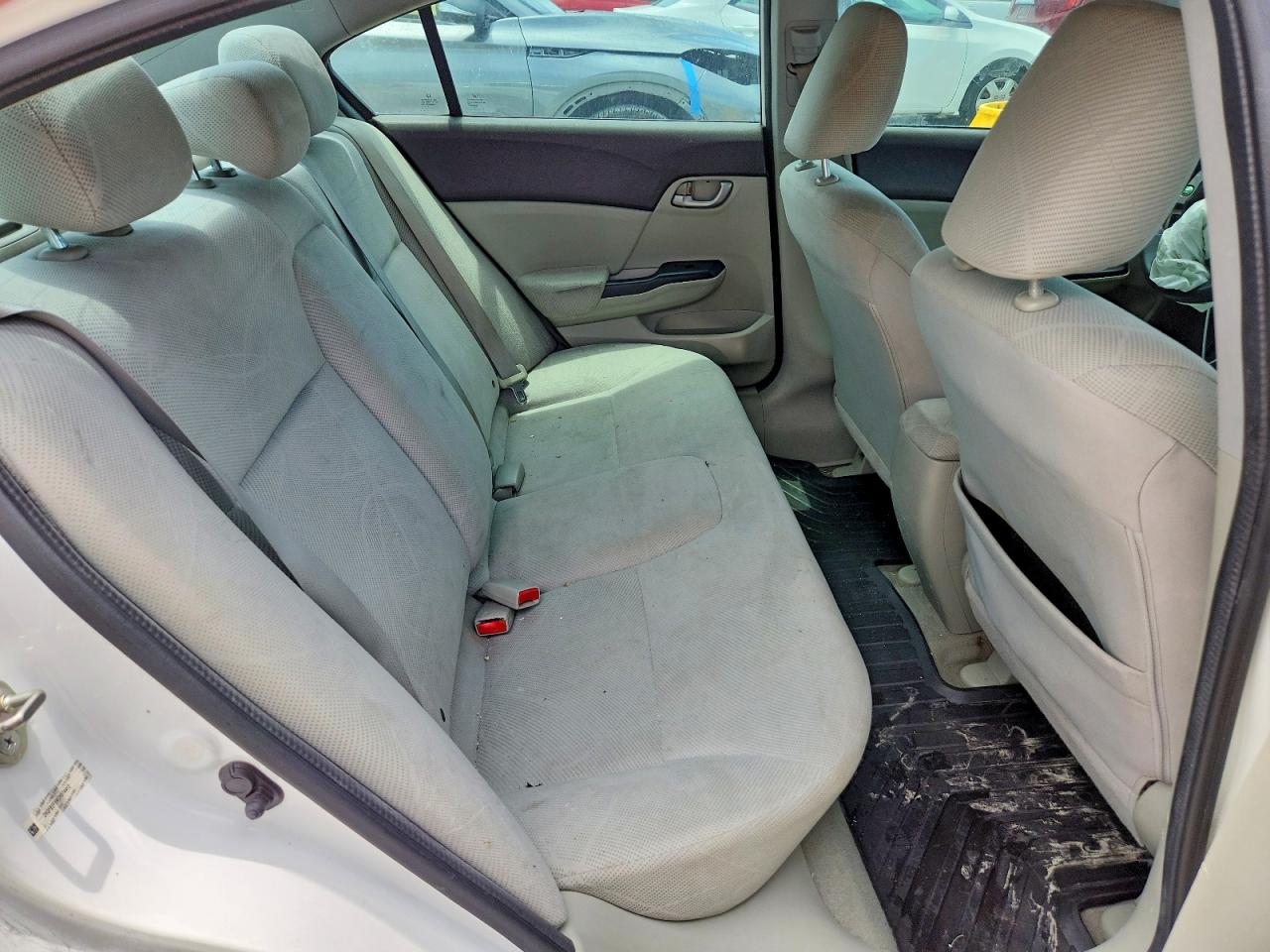 2012 Honda Civic Lx White vin: 2HGFB2F54CH574413