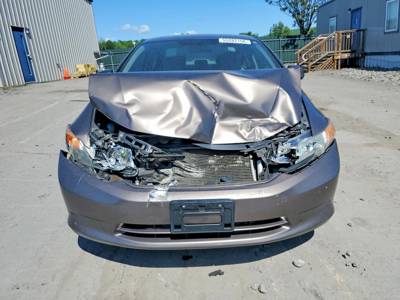 2012 Honda Civic Lx Tan vin: 2HGFB2F54CH581216