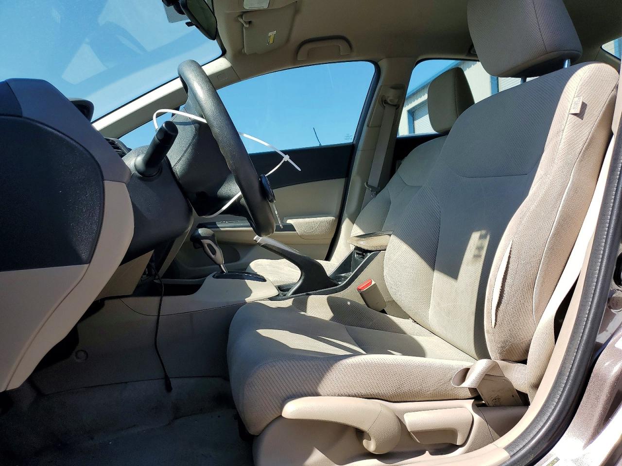 2012 Honda Civic Lx Tan vin: 2HGFB2F54CH581216