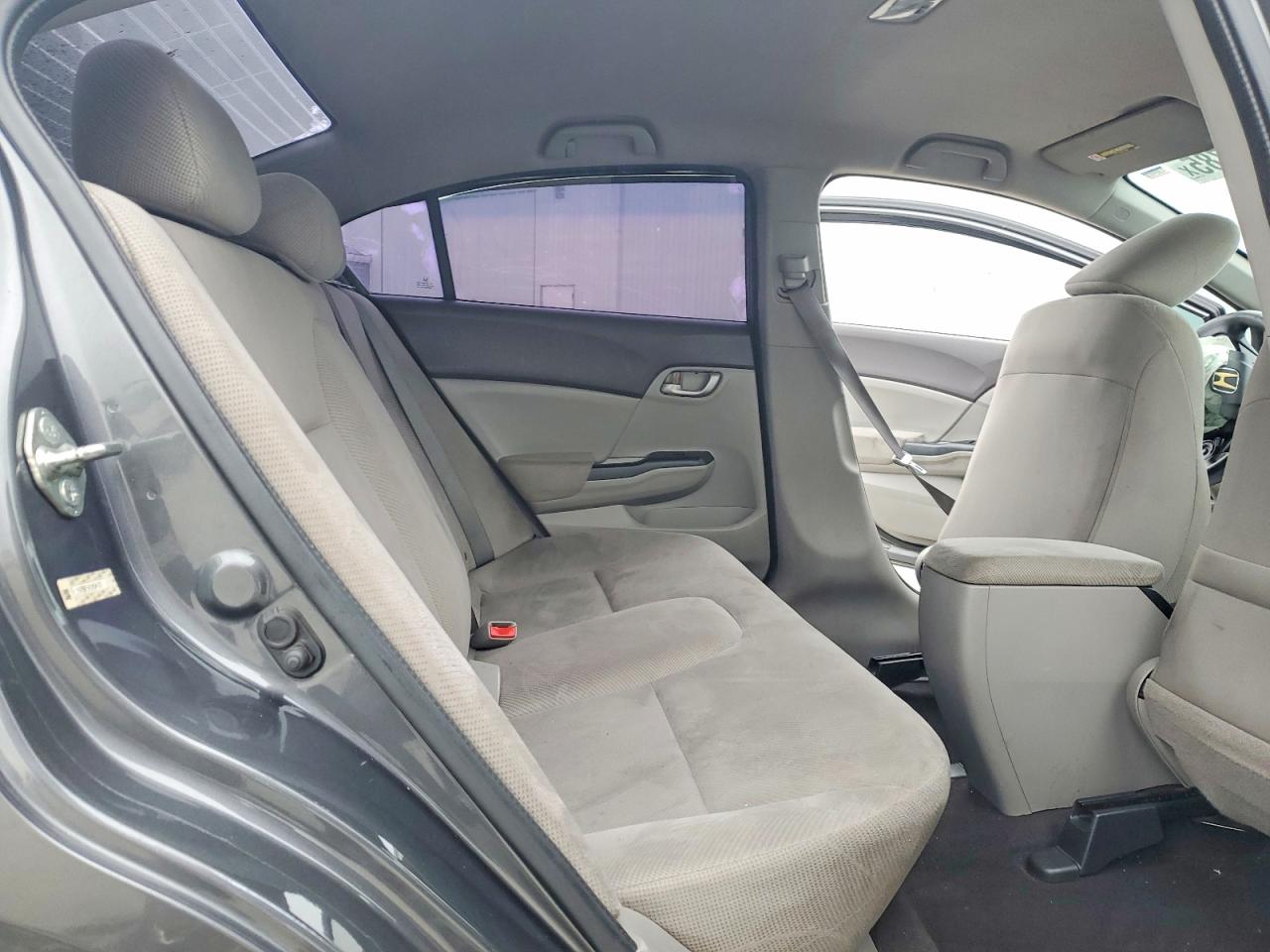 2012 Honda Civic Lx Gray vin: 2HGFB2F54CH584357