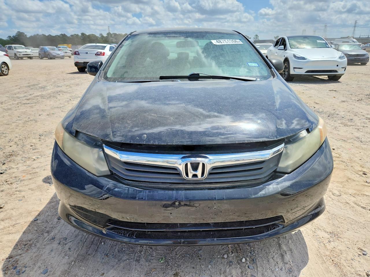 2012 Honda Civic Lx Black vin: 2HGFB2F54CH585301