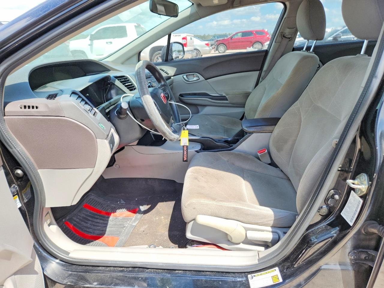 2012 Honda Civic Lx Black vin: 2HGFB2F54CH585301
