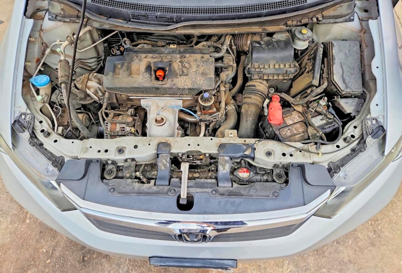 2012 Honda Civic Lx Silver vin: 2HGFB2F54CH589428