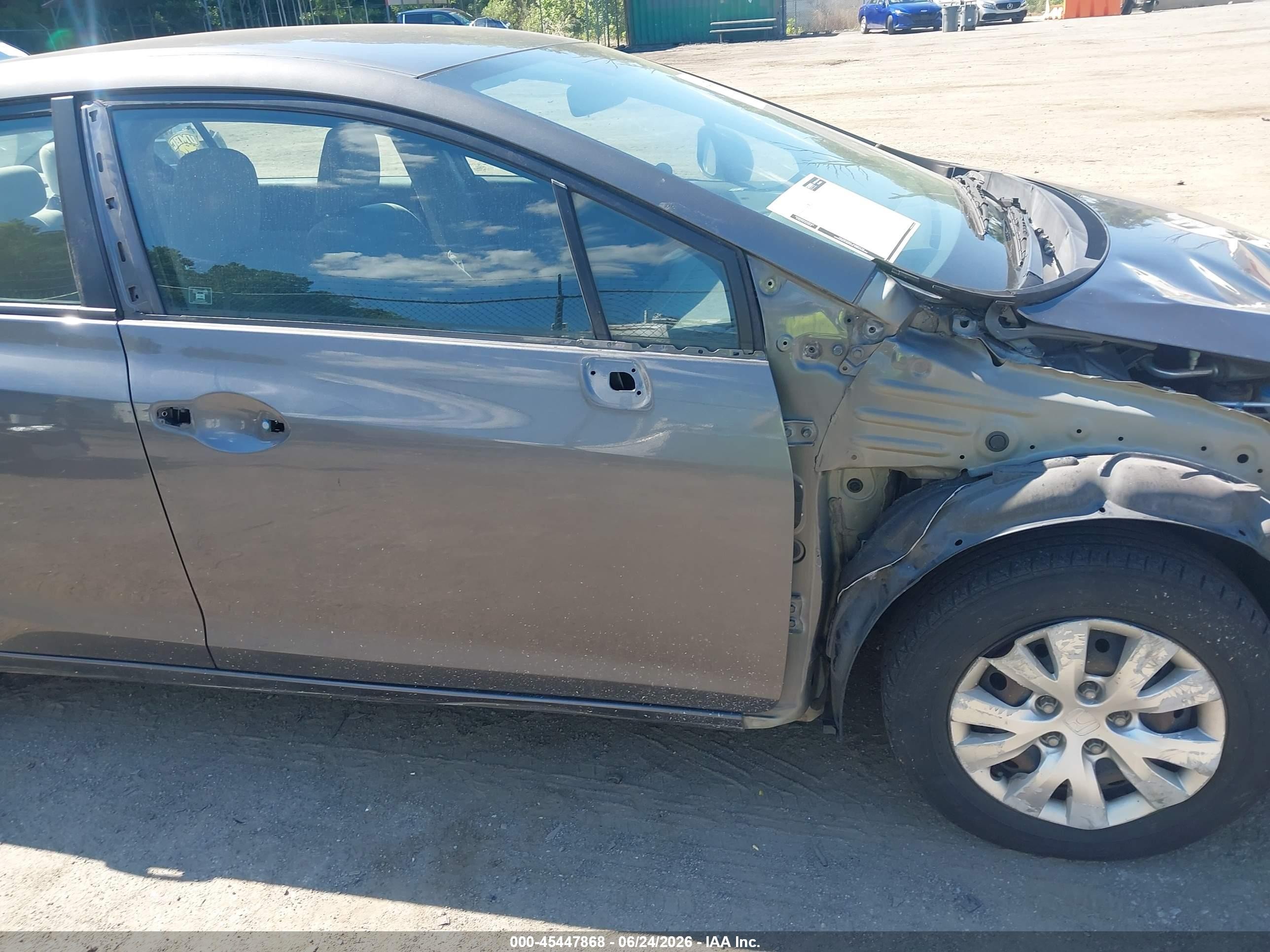 2012 Honda Civic Lx Gray vin: 2HGFB2F54CH596590