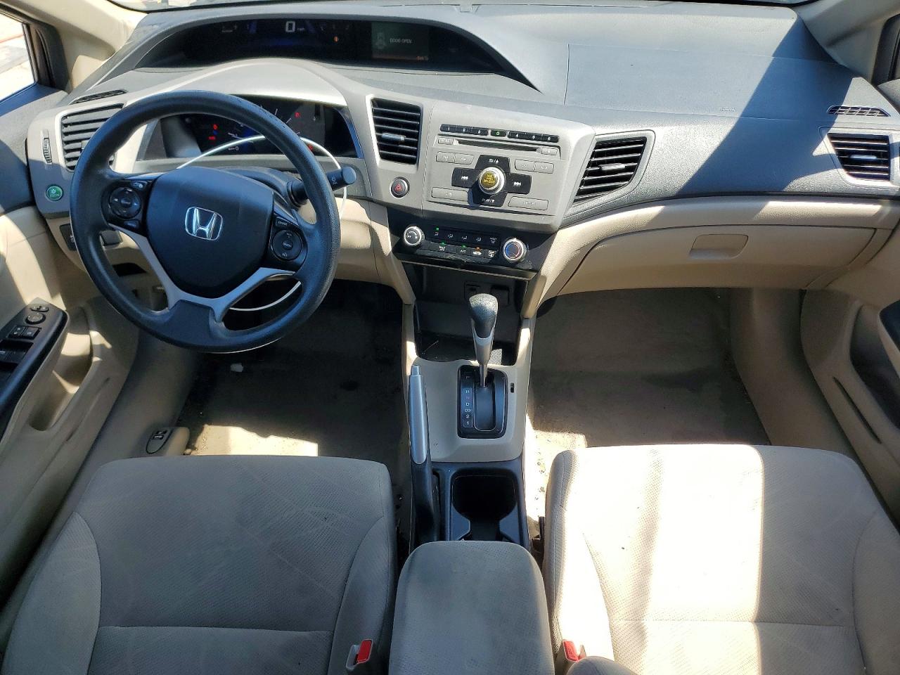 2012 Honda Civic Lx Gray vin: 2HGFB2F54CH601108