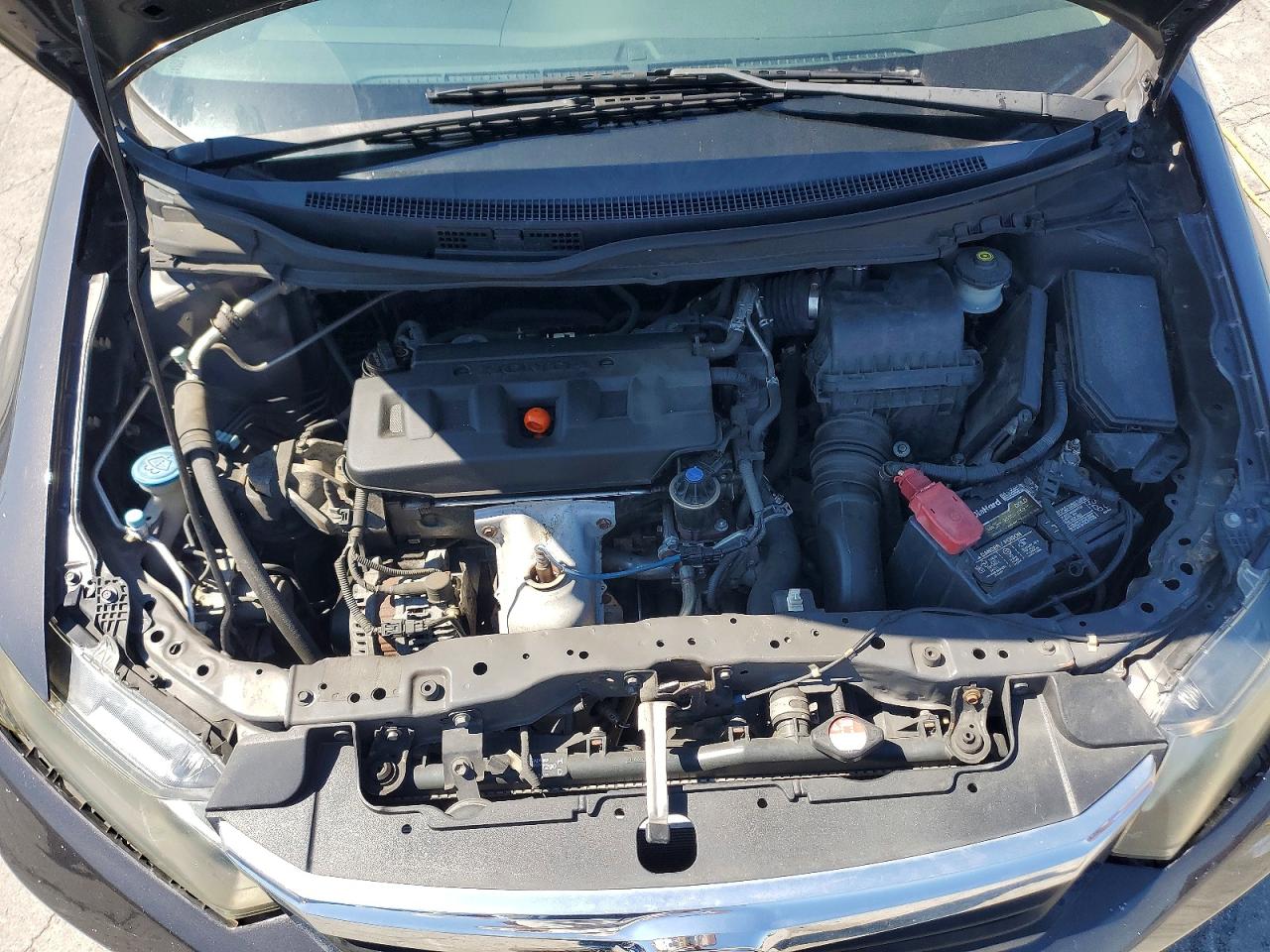 2012 Honda Civic Lx Gray vin: 2HGFB2F54CH601108
