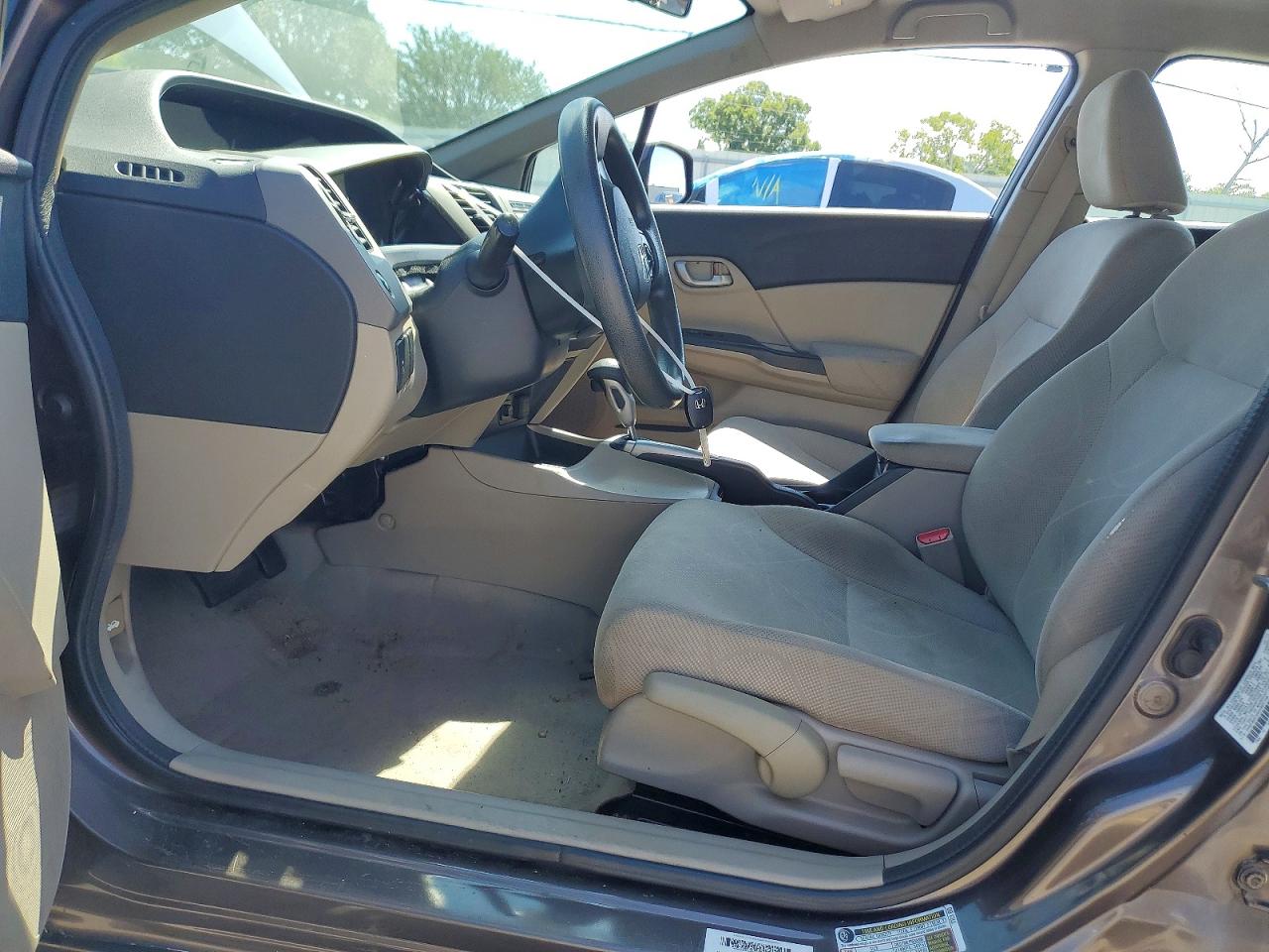 2012 Honda Civic Lx Gray vin: 2HGFB2F54CH601108