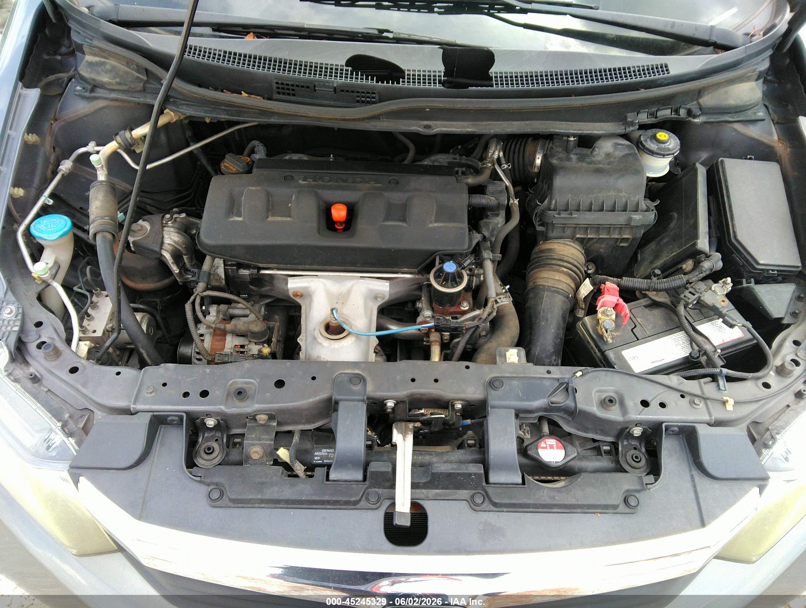 2012 Honda Civic Lx Silver vin: 2HGFB2F54CH605899