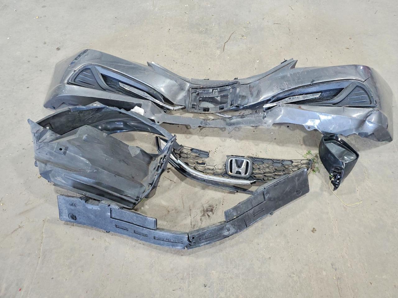 2013 Honda Civic Lx Gray vin: 2HGFB2F54DH504475
