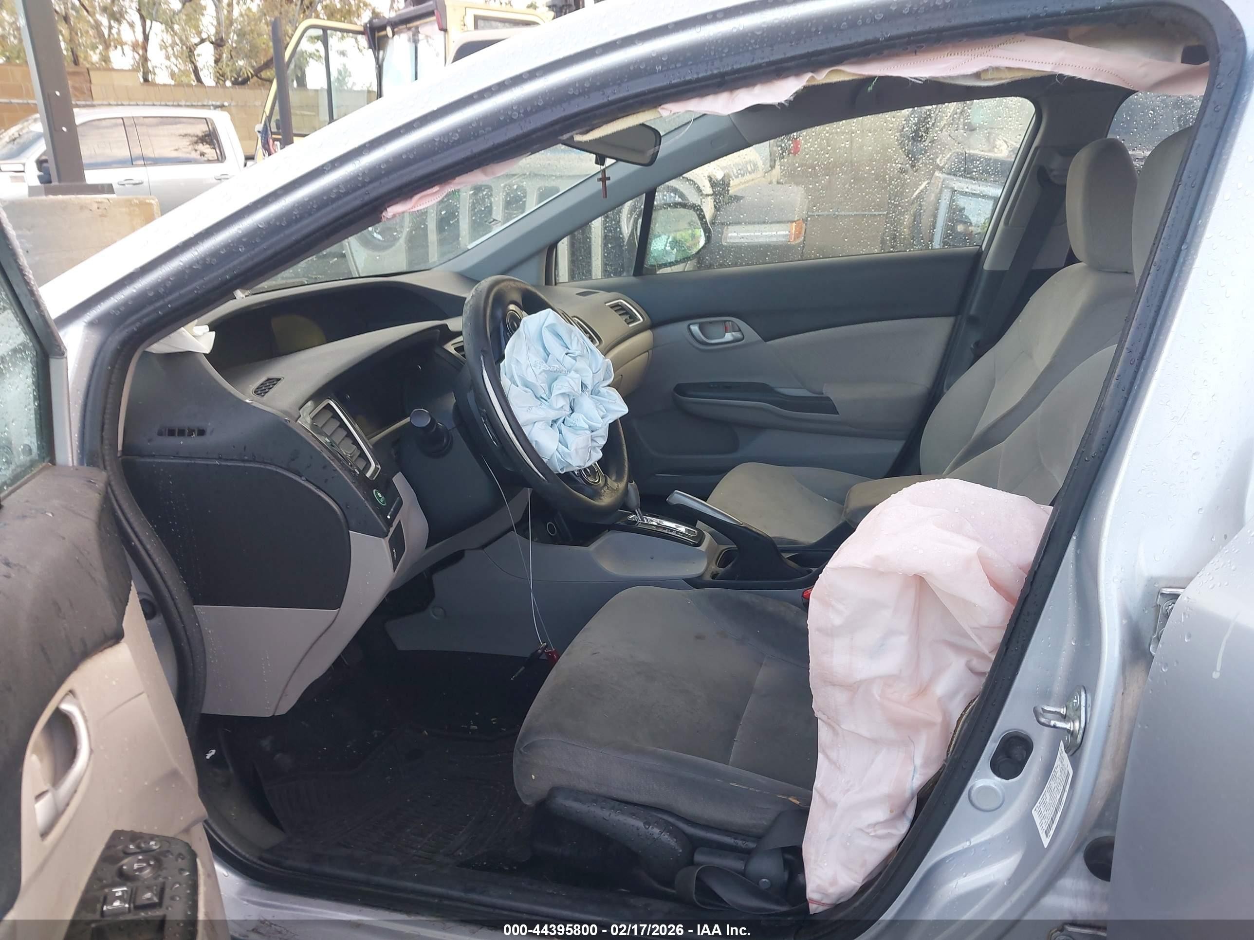 2013 Honda Civic Lx Silver vin: 2HGFB2F54DH508770