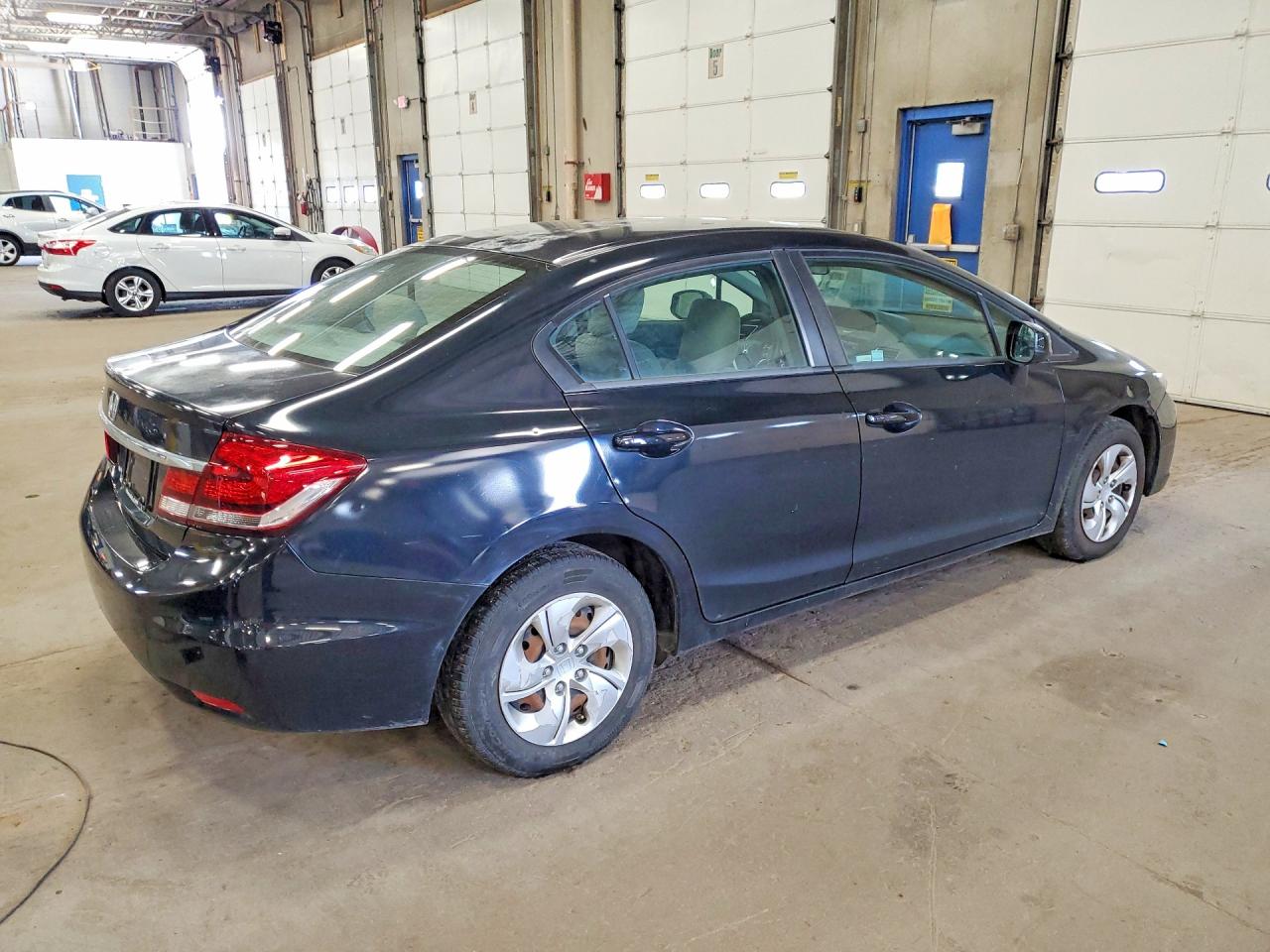 2013 Honda Civic Lx Черный vin: 2HGFB2F54DH514696