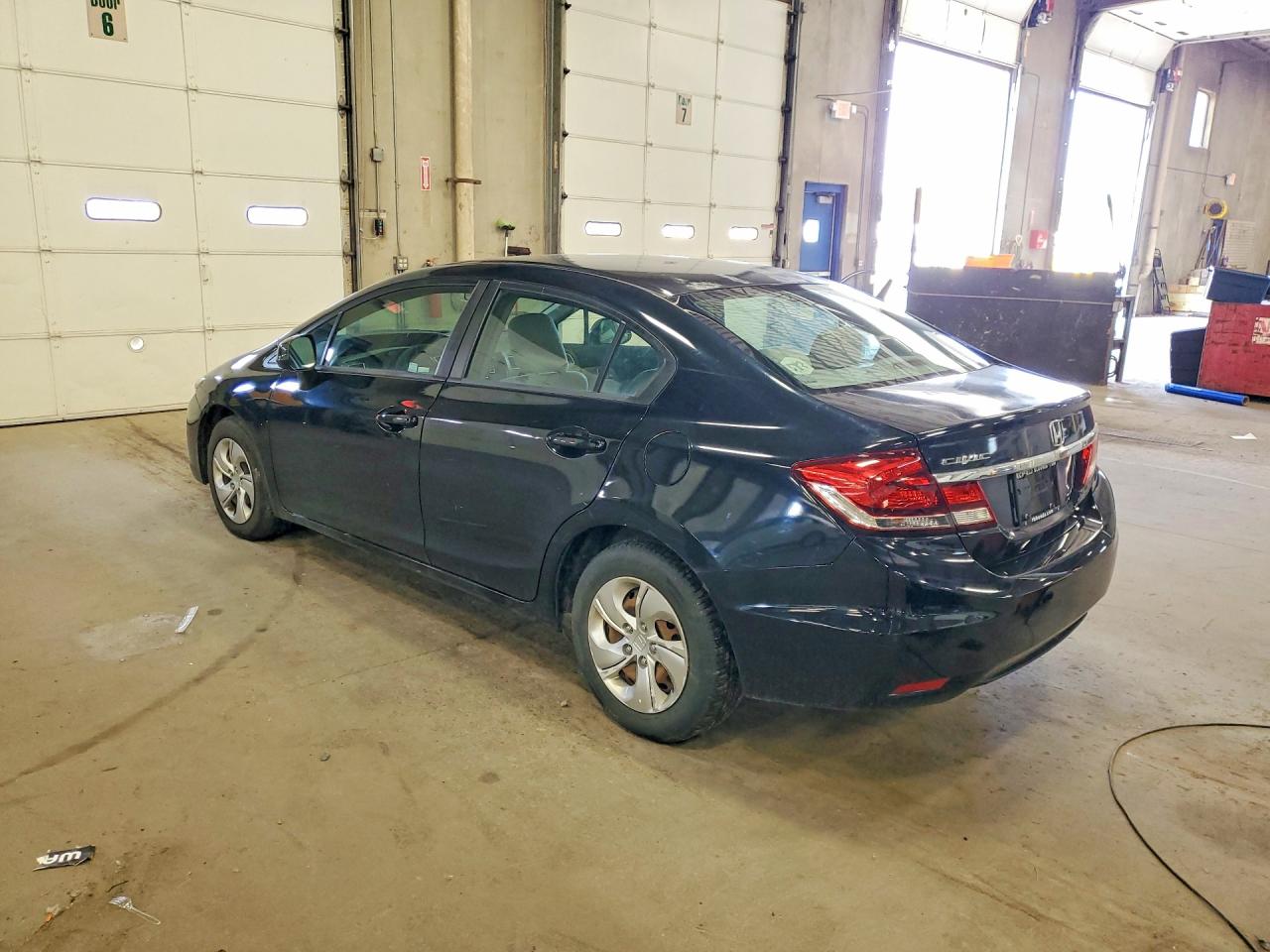 2013 Honda Civic Lx Черный vin: 2HGFB2F54DH514696