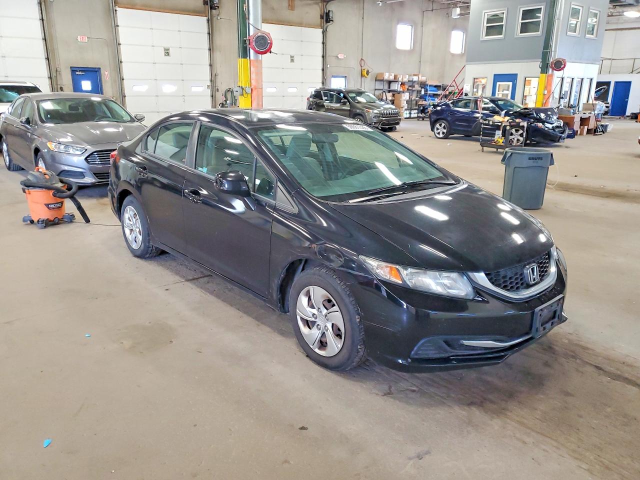 2013 Honda Civic Lx Черный vin: 2HGFB2F54DH514696