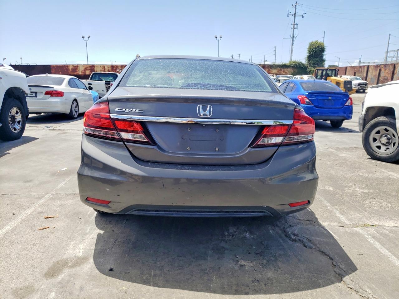 2013 Honda Civic Lx Silver vin: 2HGFB2F54DH520739