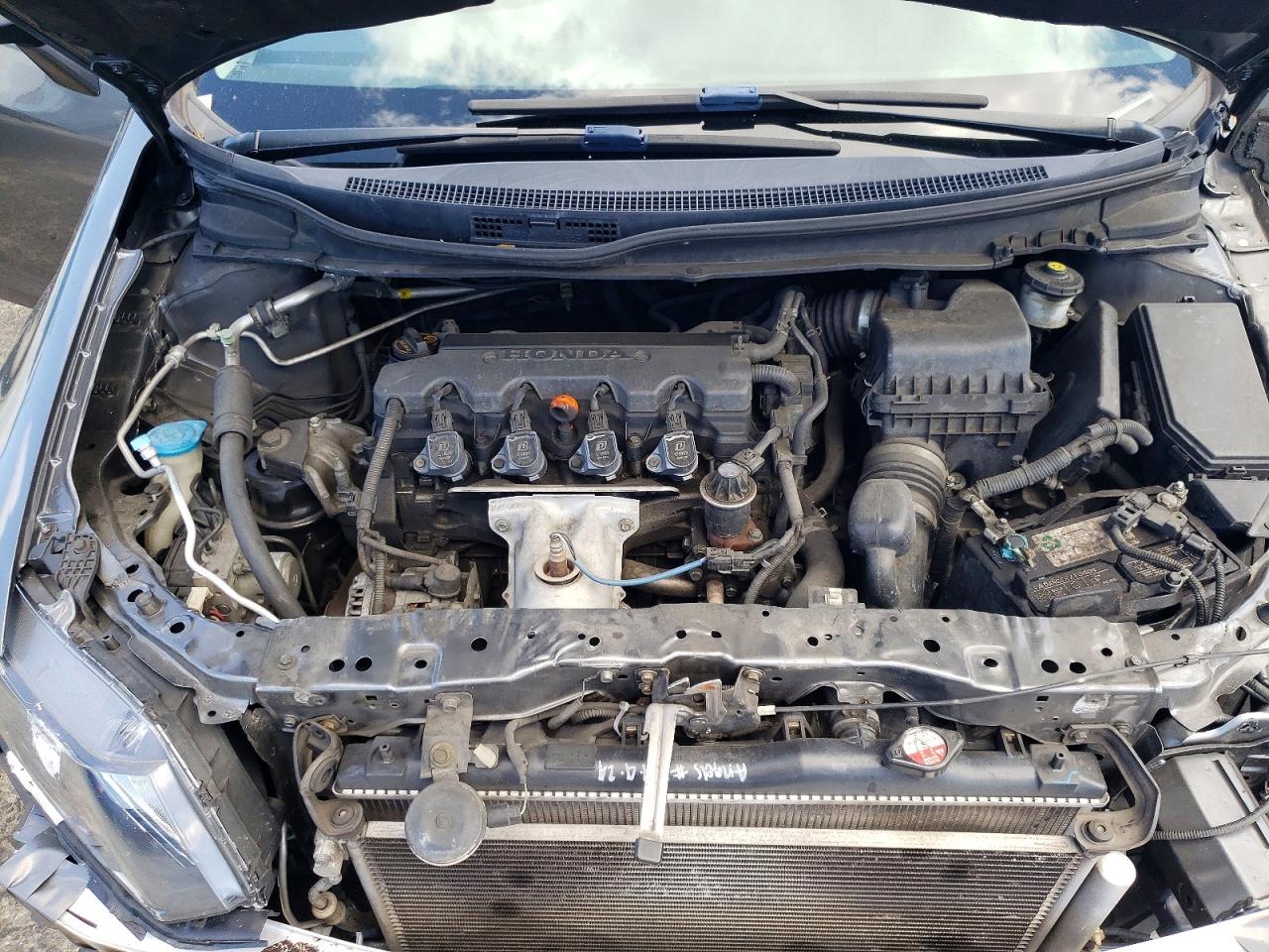 2013 Honda Civic Lx Silver vin: 2HGFB2F54DH520739