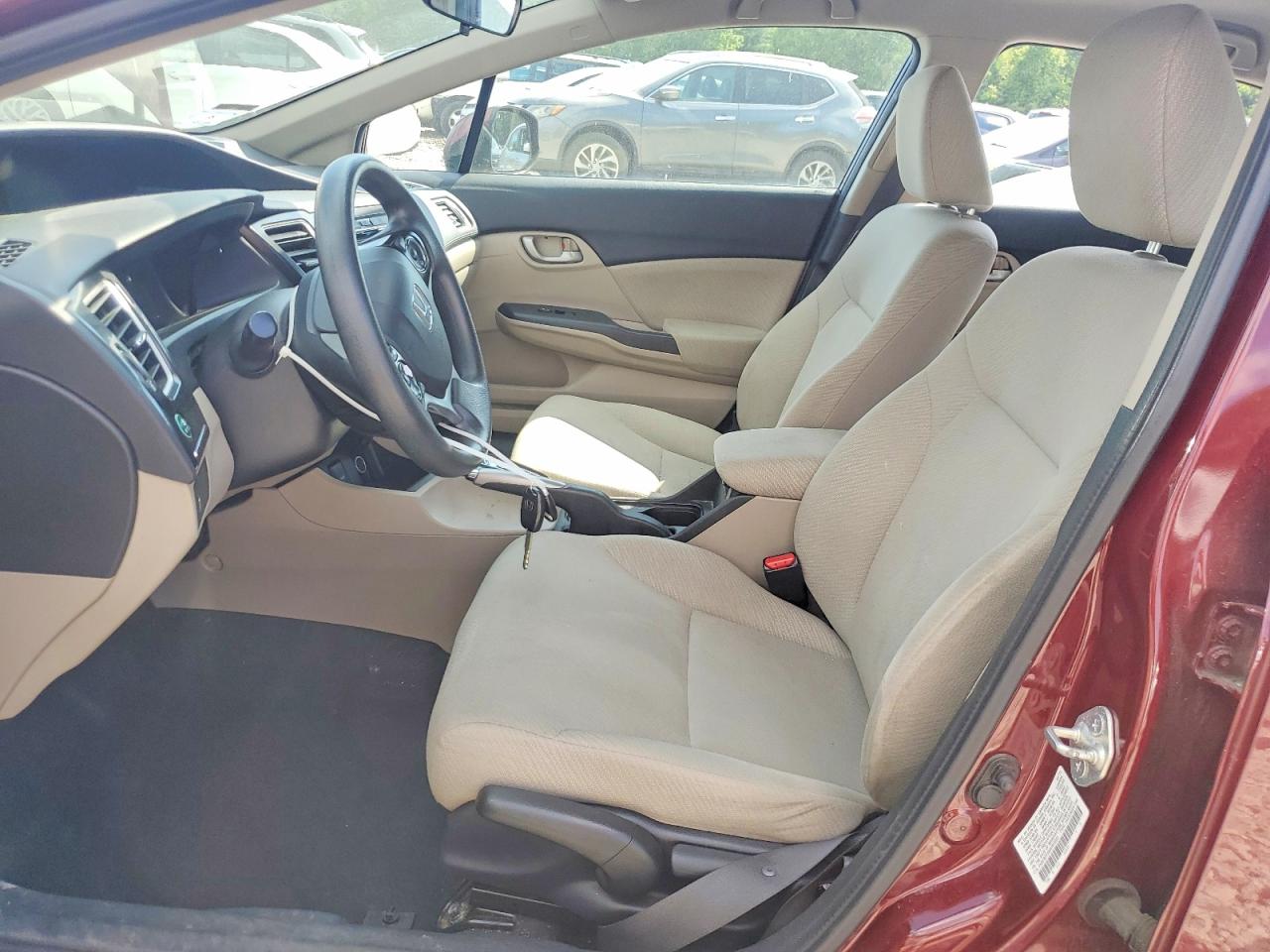 2013 Honda Civic Lx Бордовый vin: 2HGFB2F54DH535953