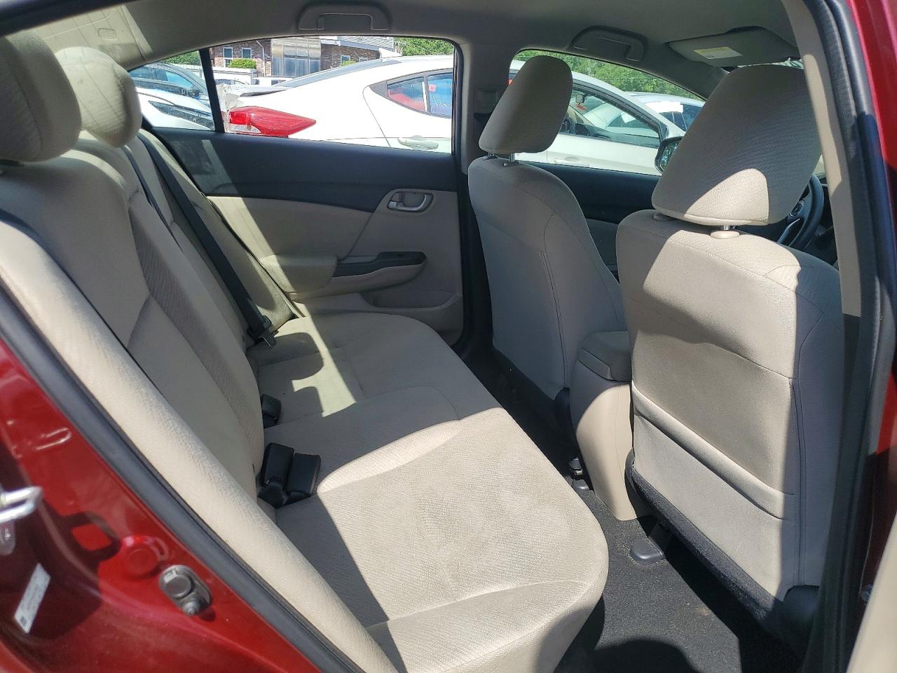 2013 Honda Civic Lx Бордовый vin: 2HGFB2F54DH535953
