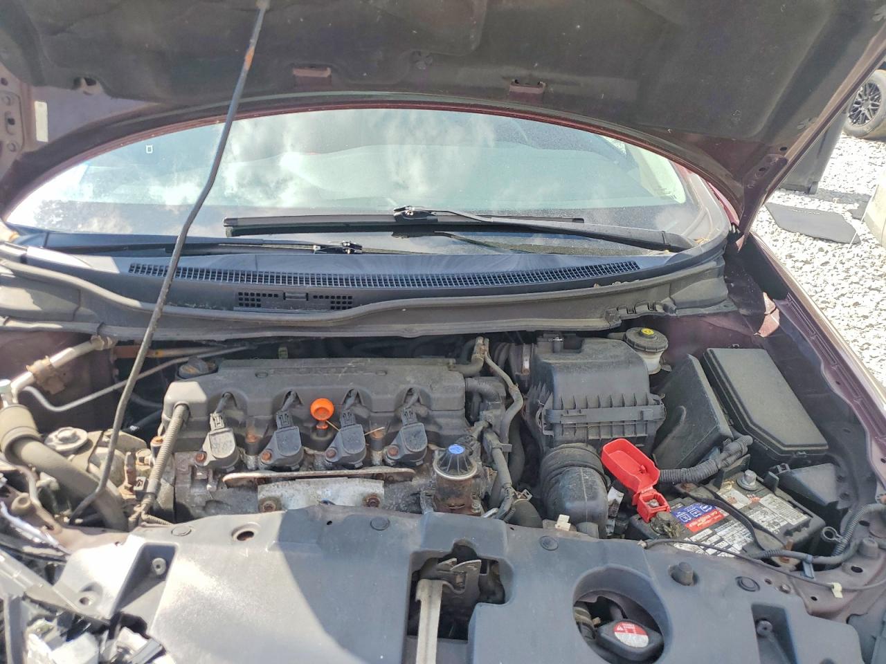2013 Honda Civic Lx Бордовый vin: 2HGFB2F54DH535953