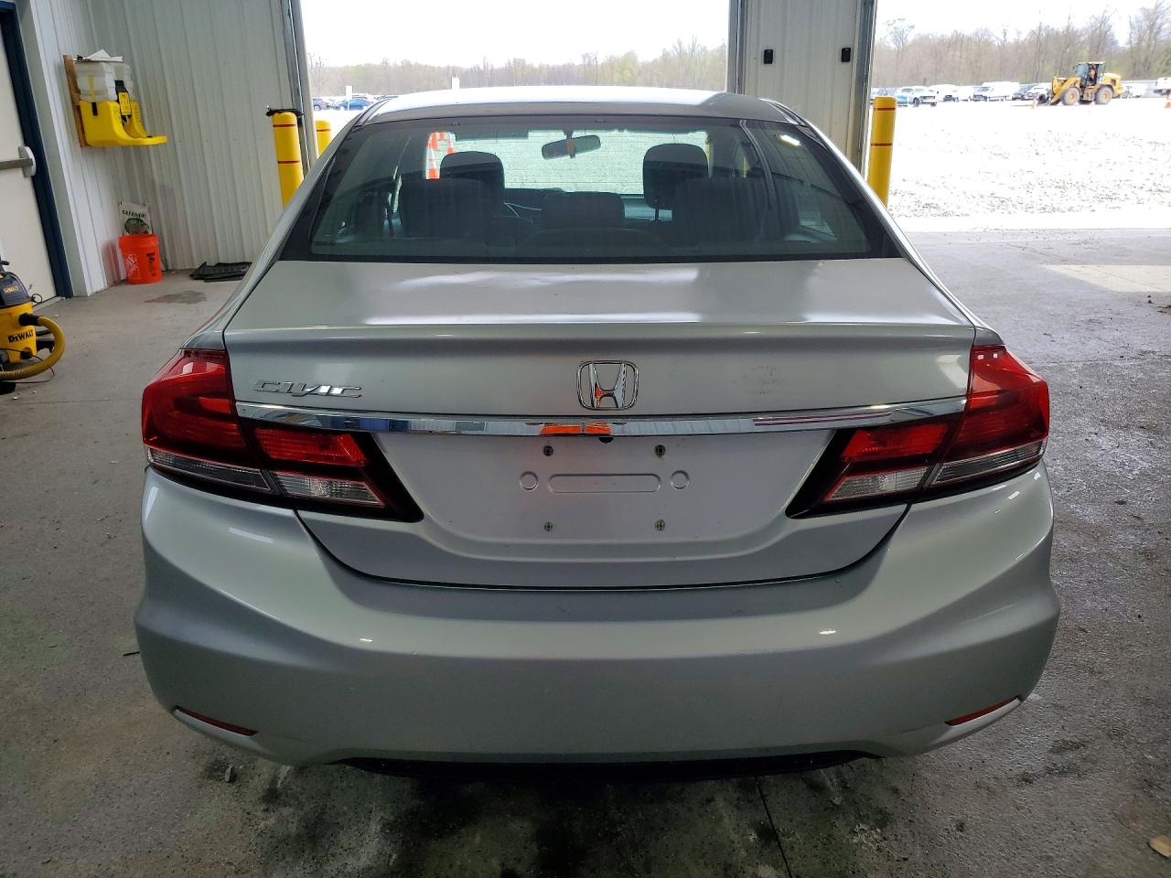 2013 Honda Civic Lx Silver vin: 2HGFB2F54DH536360
