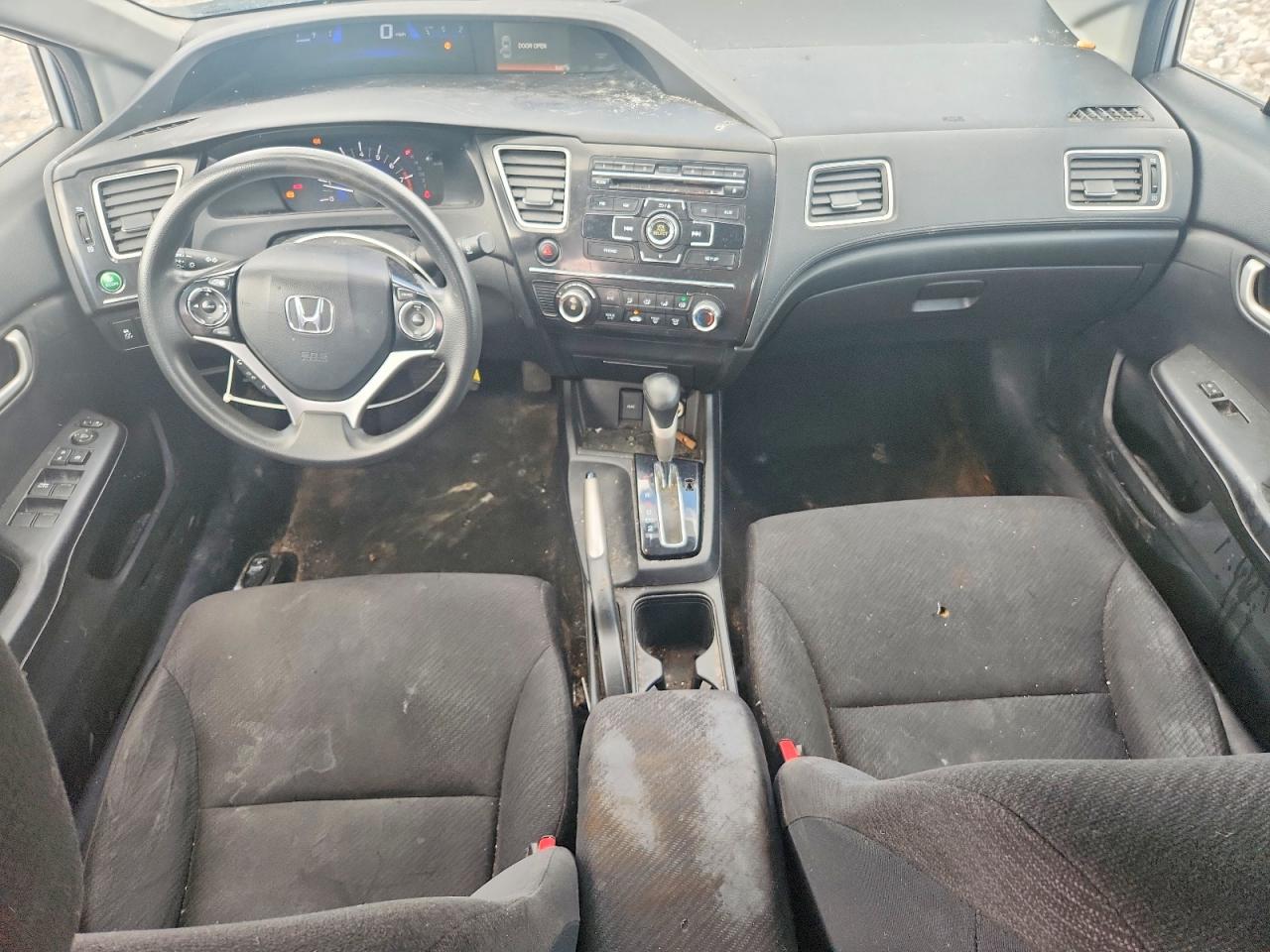 2013 Honda Civic Lx Silver vin: 2HGFB2F54DH536360