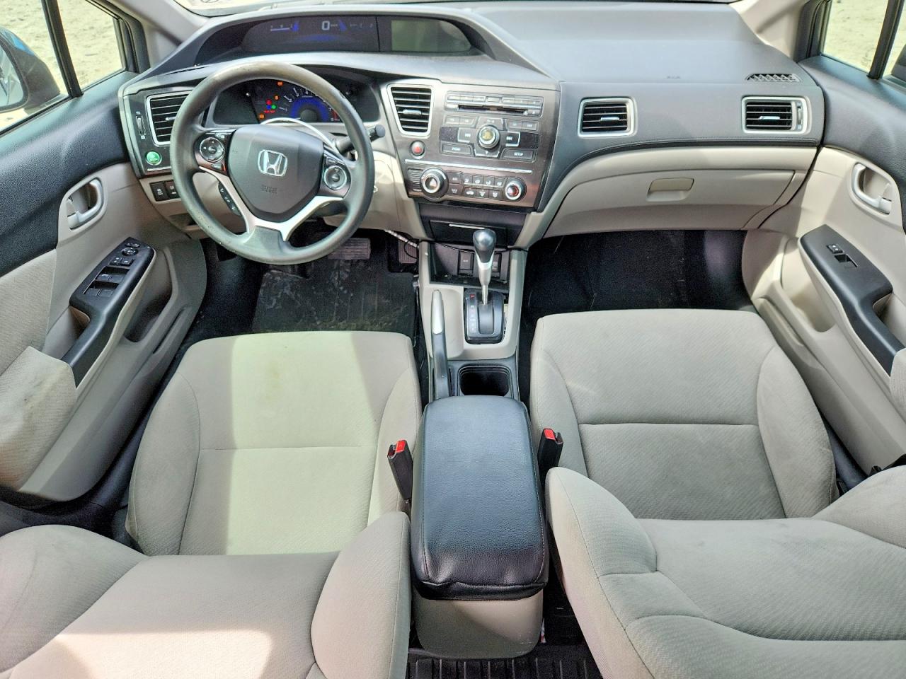 2013 Honda Civic Lx Gray vin: 2HGFB2F54DH541249