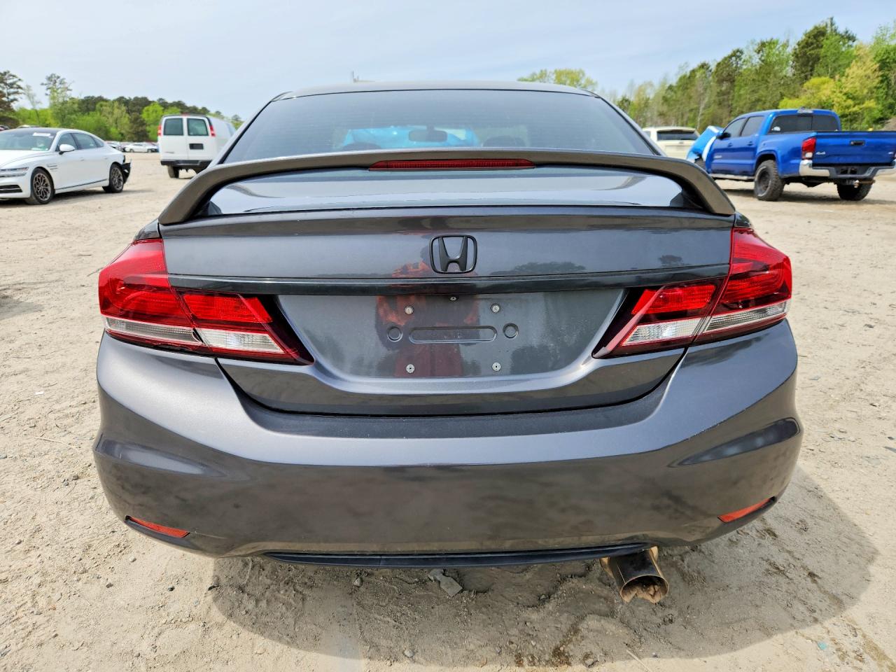 2013 Honda Civic Lx Gray vin: 2HGFB2F54DH541249
