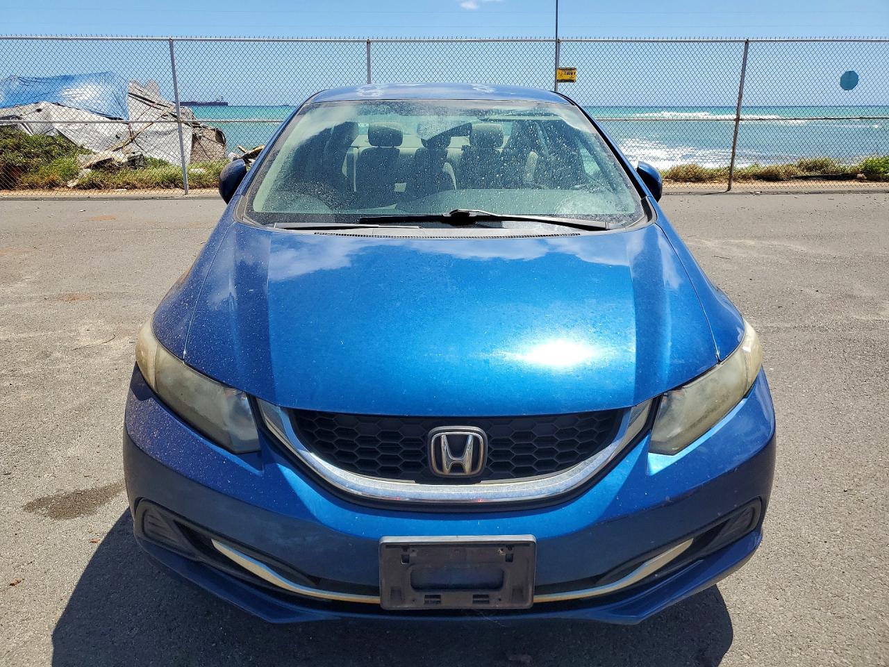 2013 Honda Civic Lx Blue vin: 2HGFB2F54DH560979