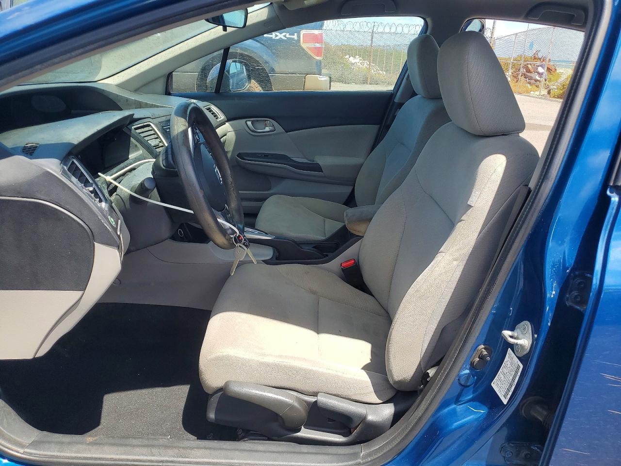 2013 Honda Civic Lx Blue vin: 2HGFB2F54DH560979