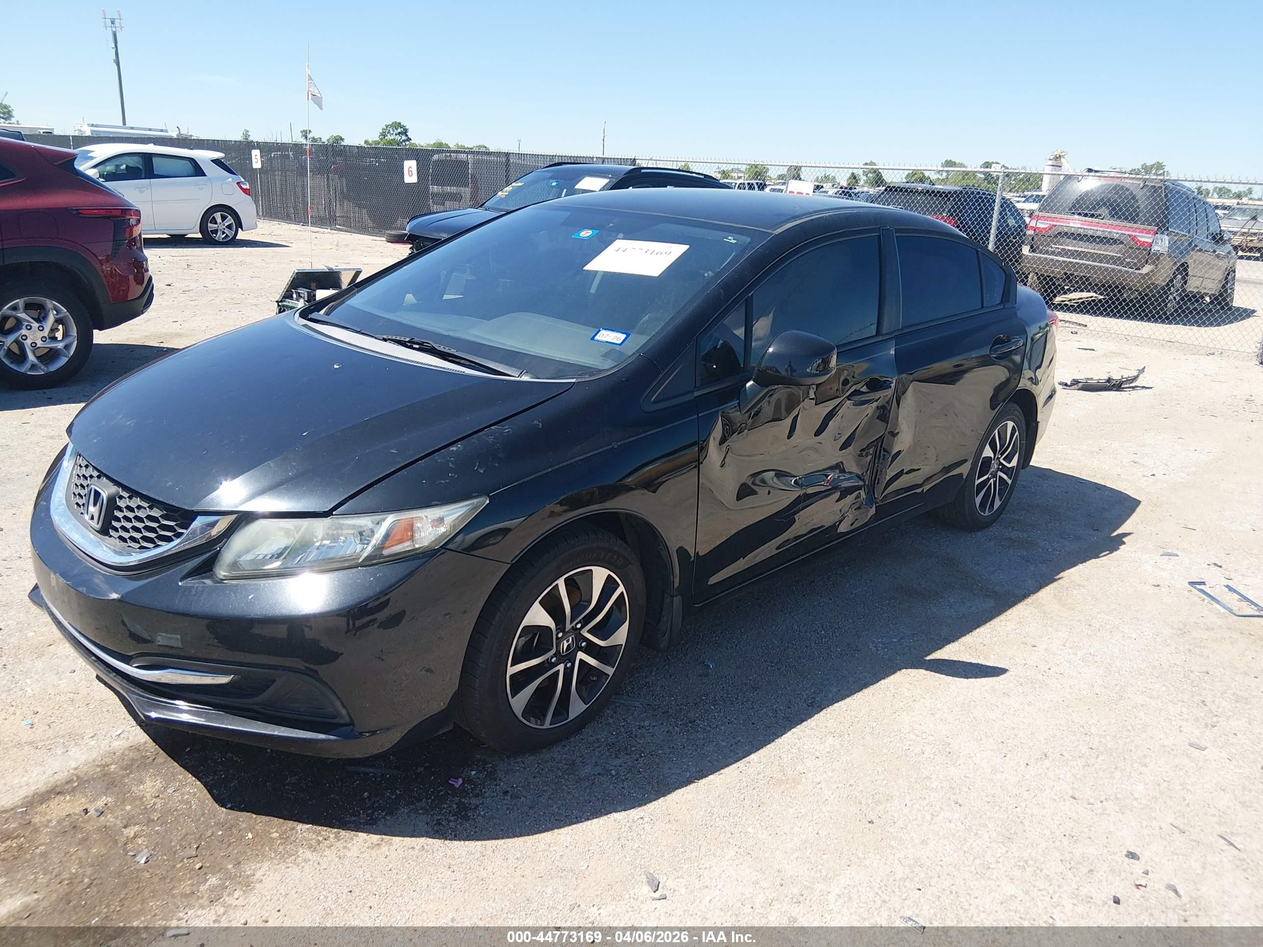 2013 Honda Civic Lx Black vin: 2HGFB2F54DH565258