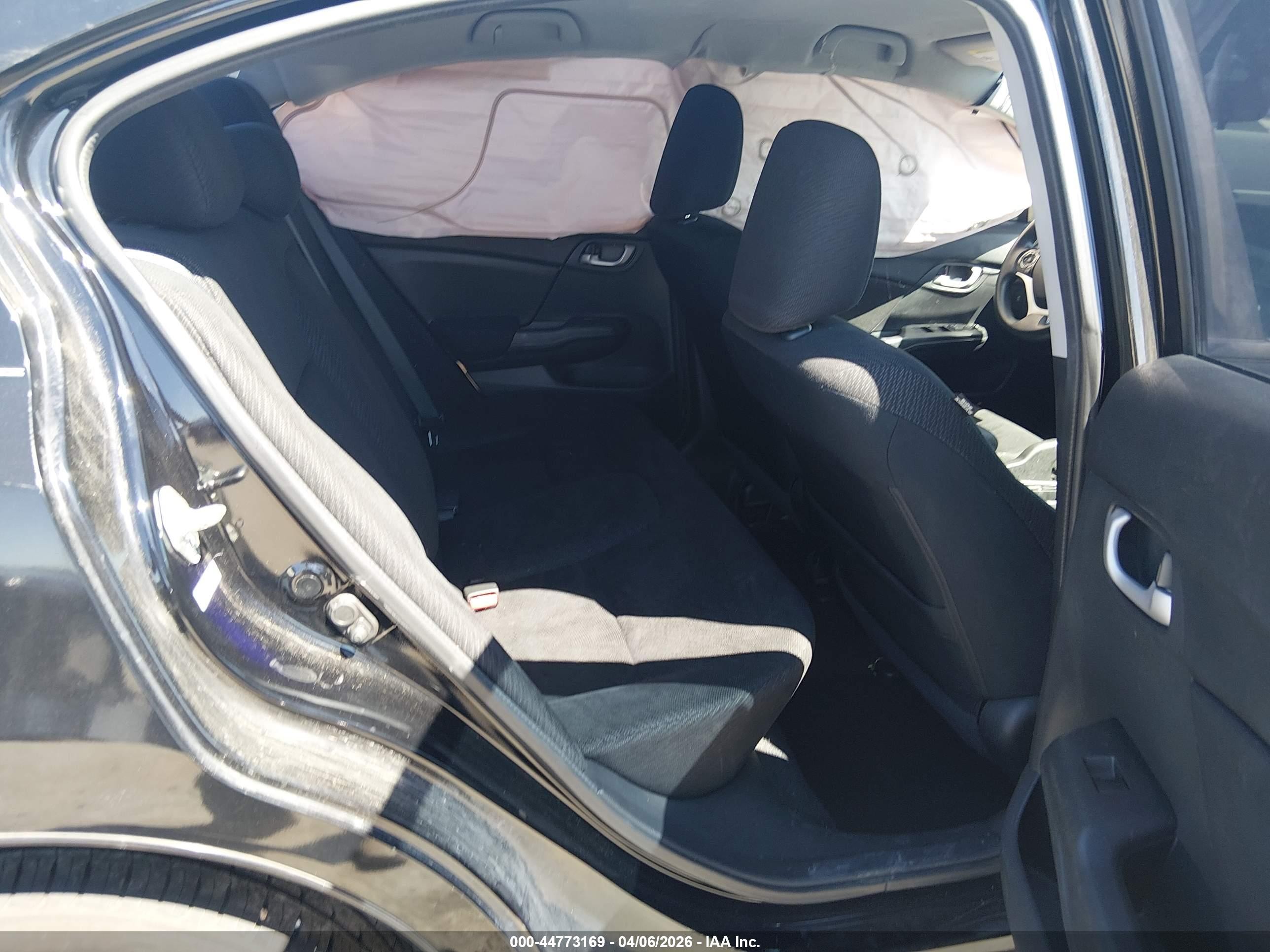 2013 Honda Civic Lx Black vin: 2HGFB2F54DH565258