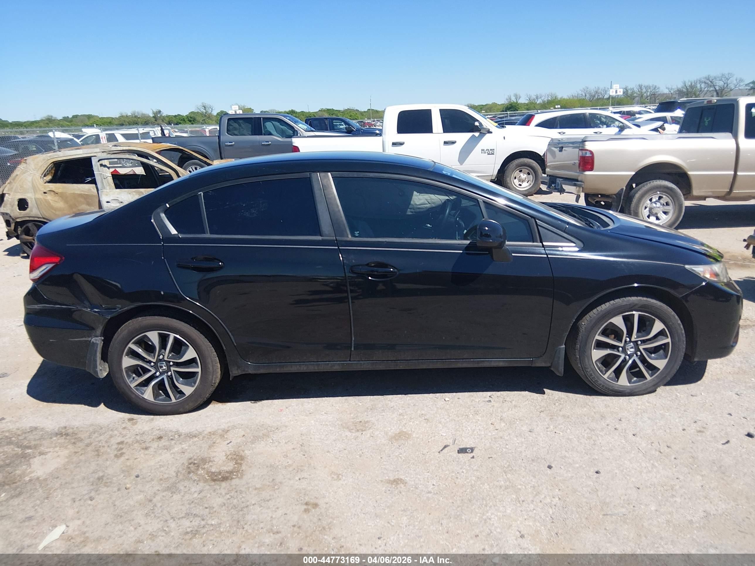 2013 Honda Civic Lx Black vin: 2HGFB2F54DH565258