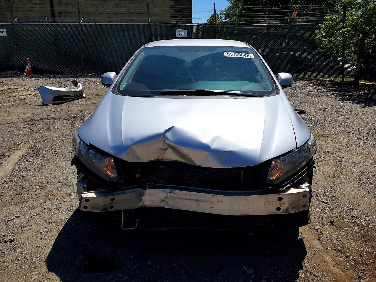 2013 Honda Civic Lx Серебряный vin: 2HGFB2F54DH566846