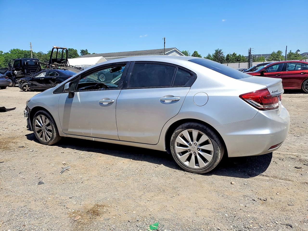 2013 Honda Civic Lx Серебряный vin: 2HGFB2F54DH566846