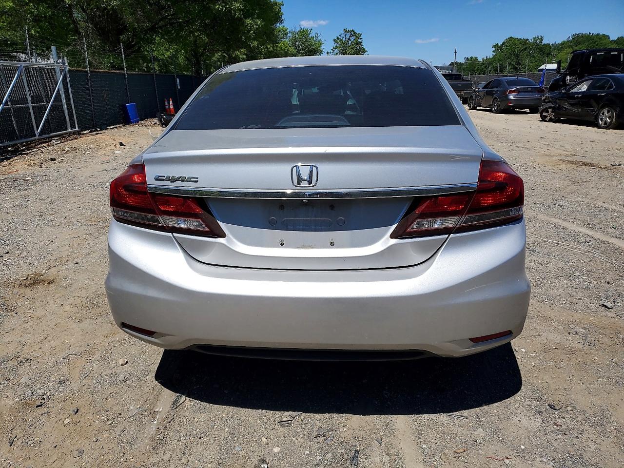 2013 Honda Civic Lx Серебряный vin: 2HGFB2F54DH566846