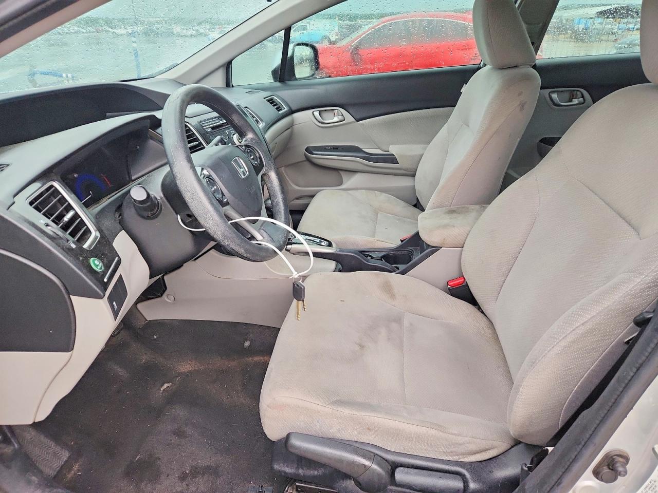 2013 Honda Civic Lx Silver vin: 2HGFB2F54DH572887