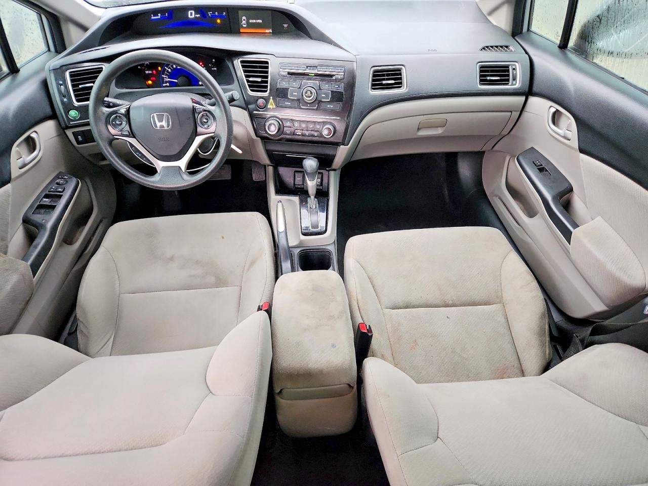2013 Honda Civic Lx Silver vin: 2HGFB2F54DH572887