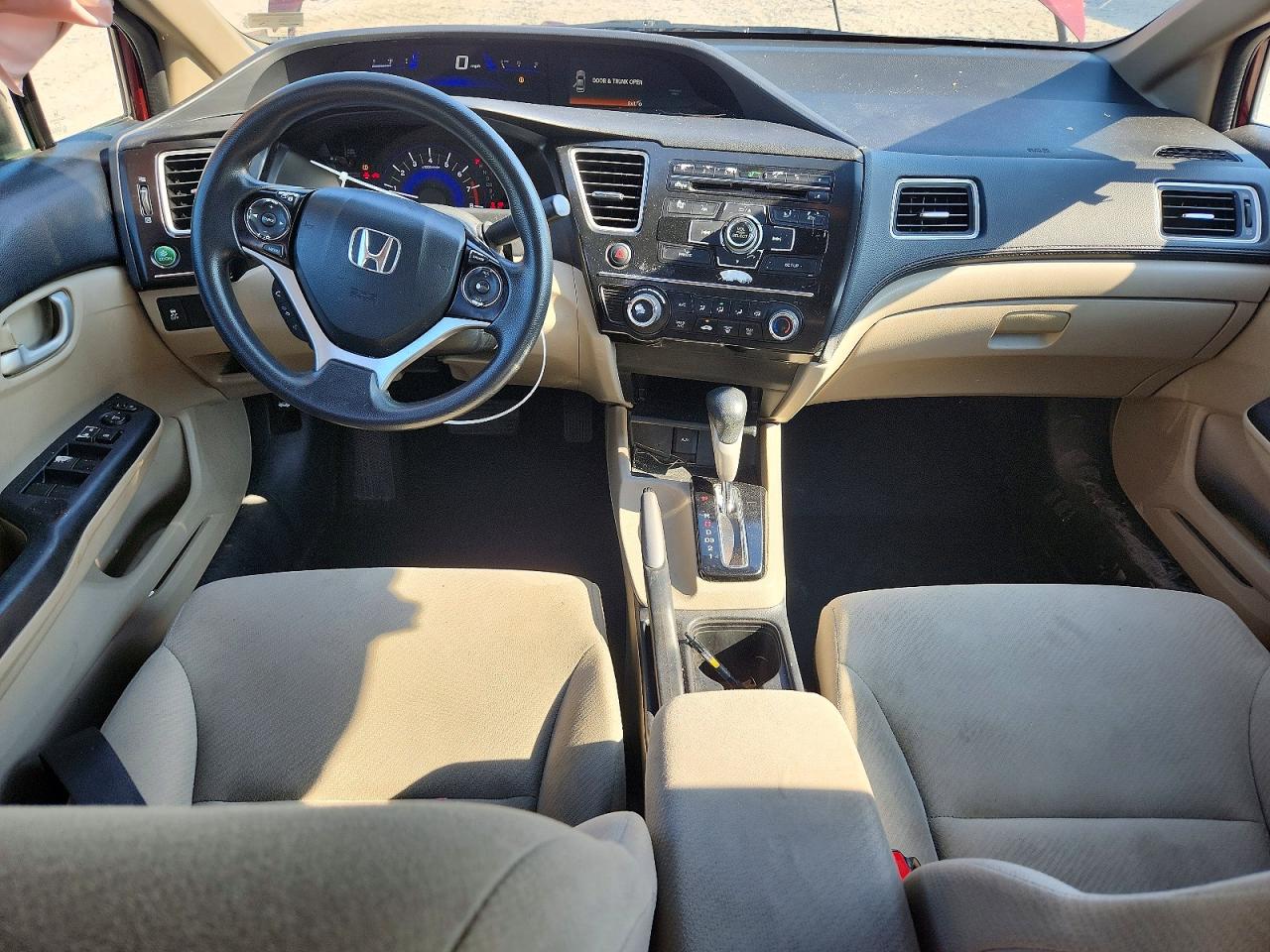 2013 Honda Civic Lx Burgundy vin: 2HGFB2F54DH573702