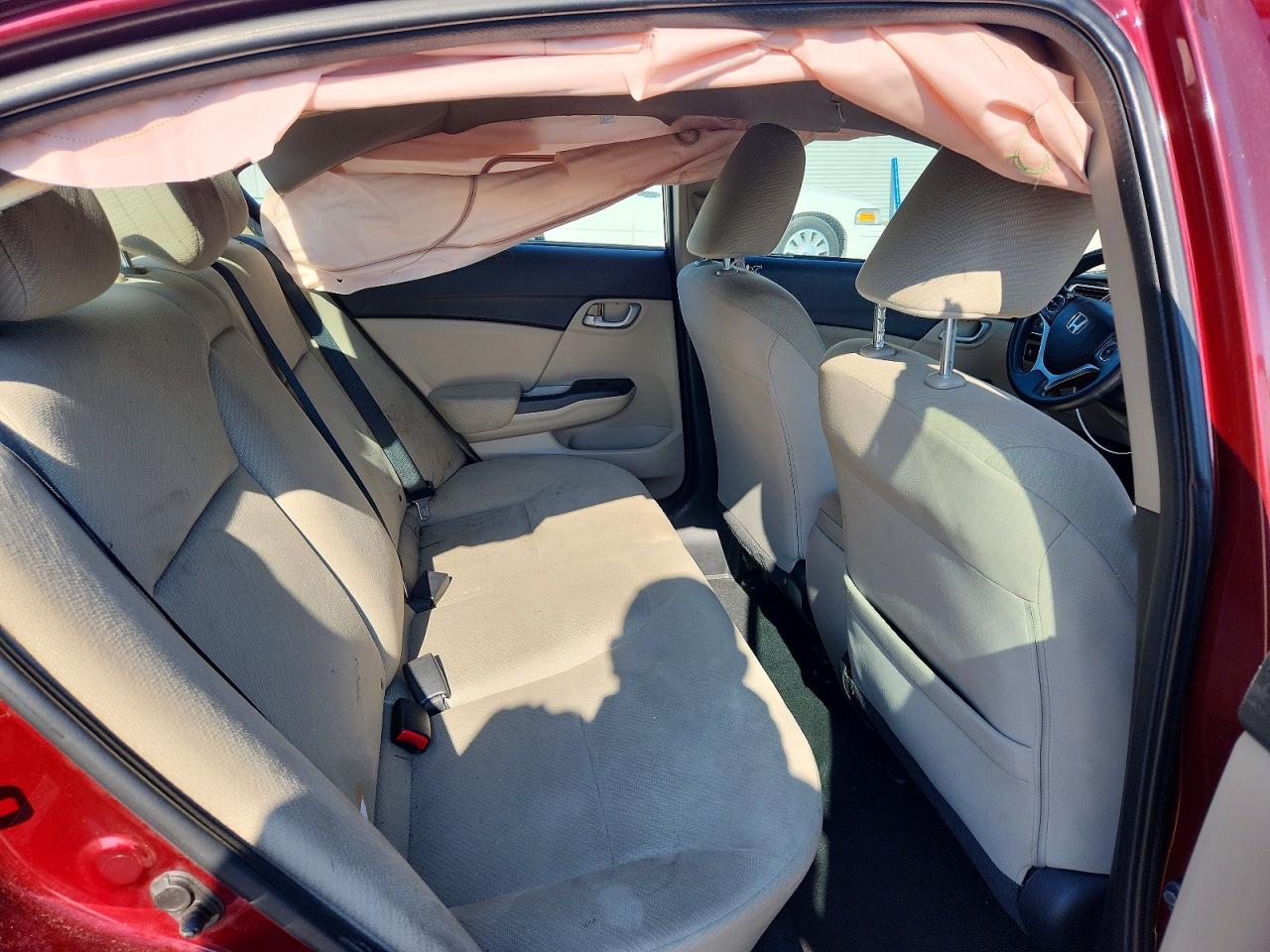 2013 Honda Civic Lx Burgundy vin: 2HGFB2F54DH573702