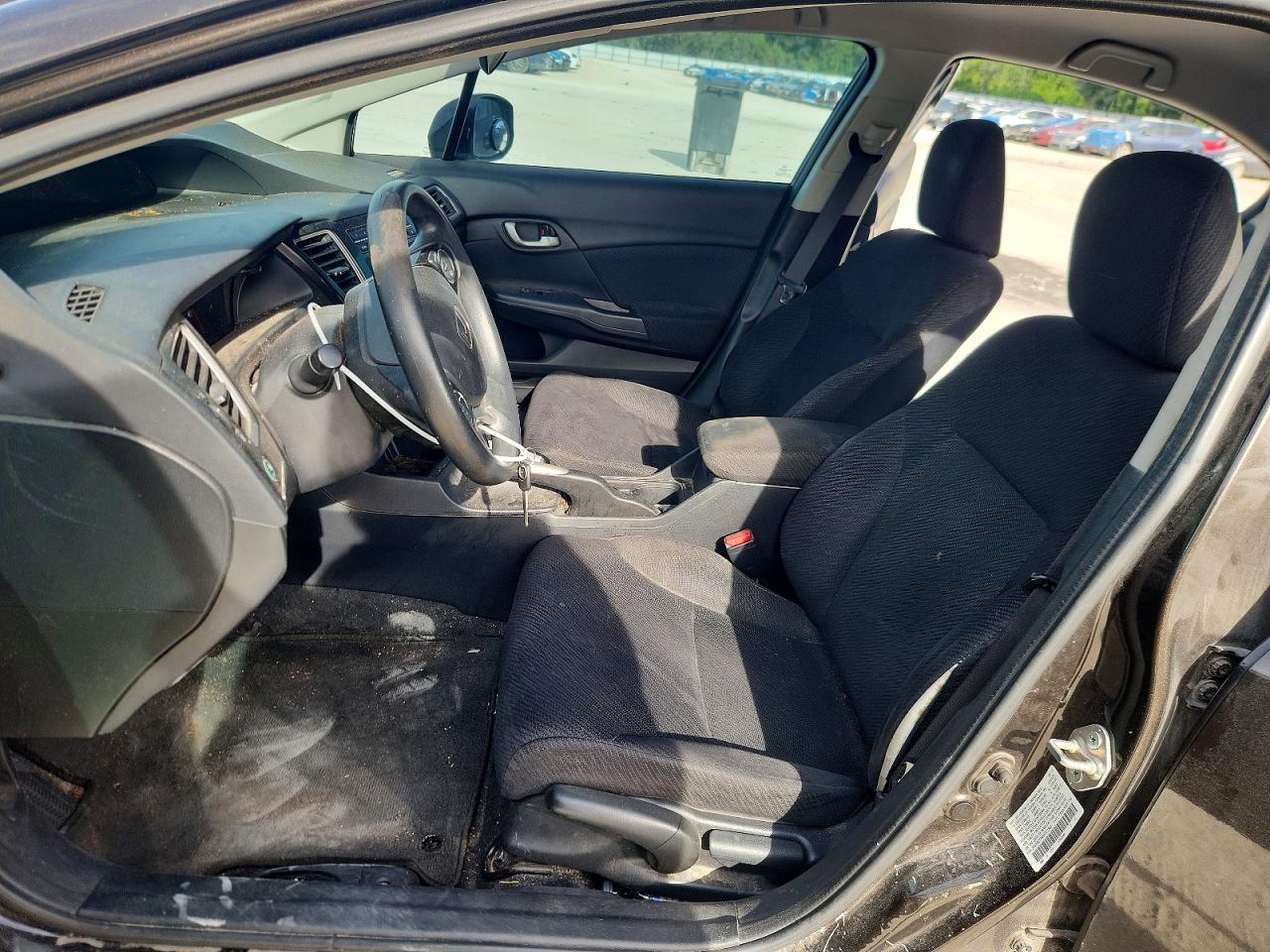 2013 Honda Civic Lx Серый vin: 2HGFB2F54DH577863