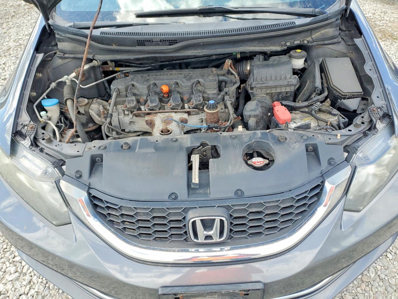 2013 Honda Civic Lx Серый vin: 2HGFB2F54DH586692