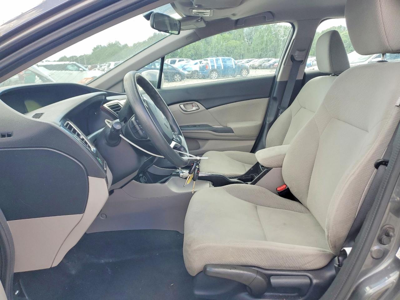 2013 Honda Civic Lx Серый vin: 2HGFB2F54DH586692