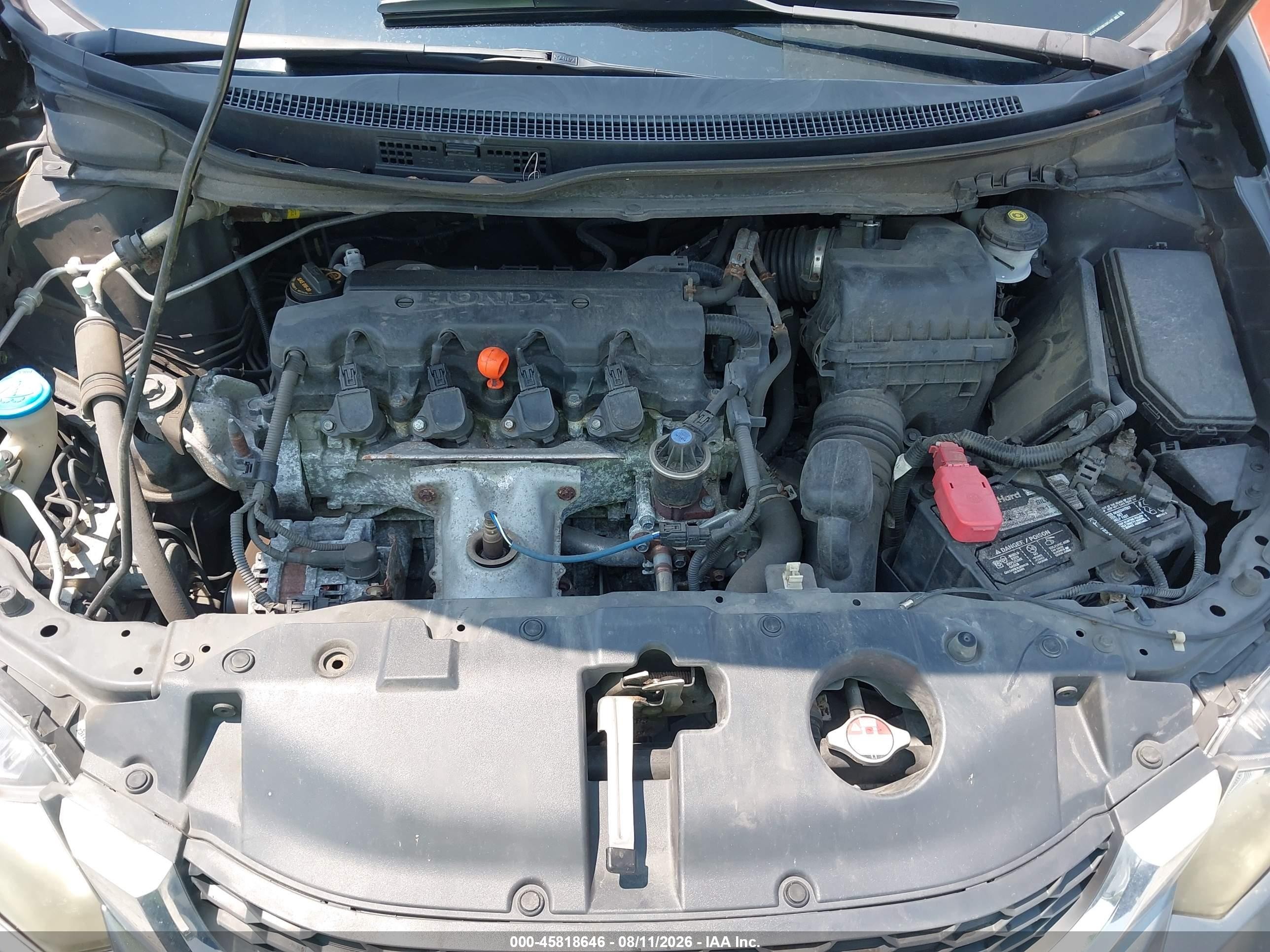2013 Honda Civic Lx Gray vin: 2HGFB2F54DH600588