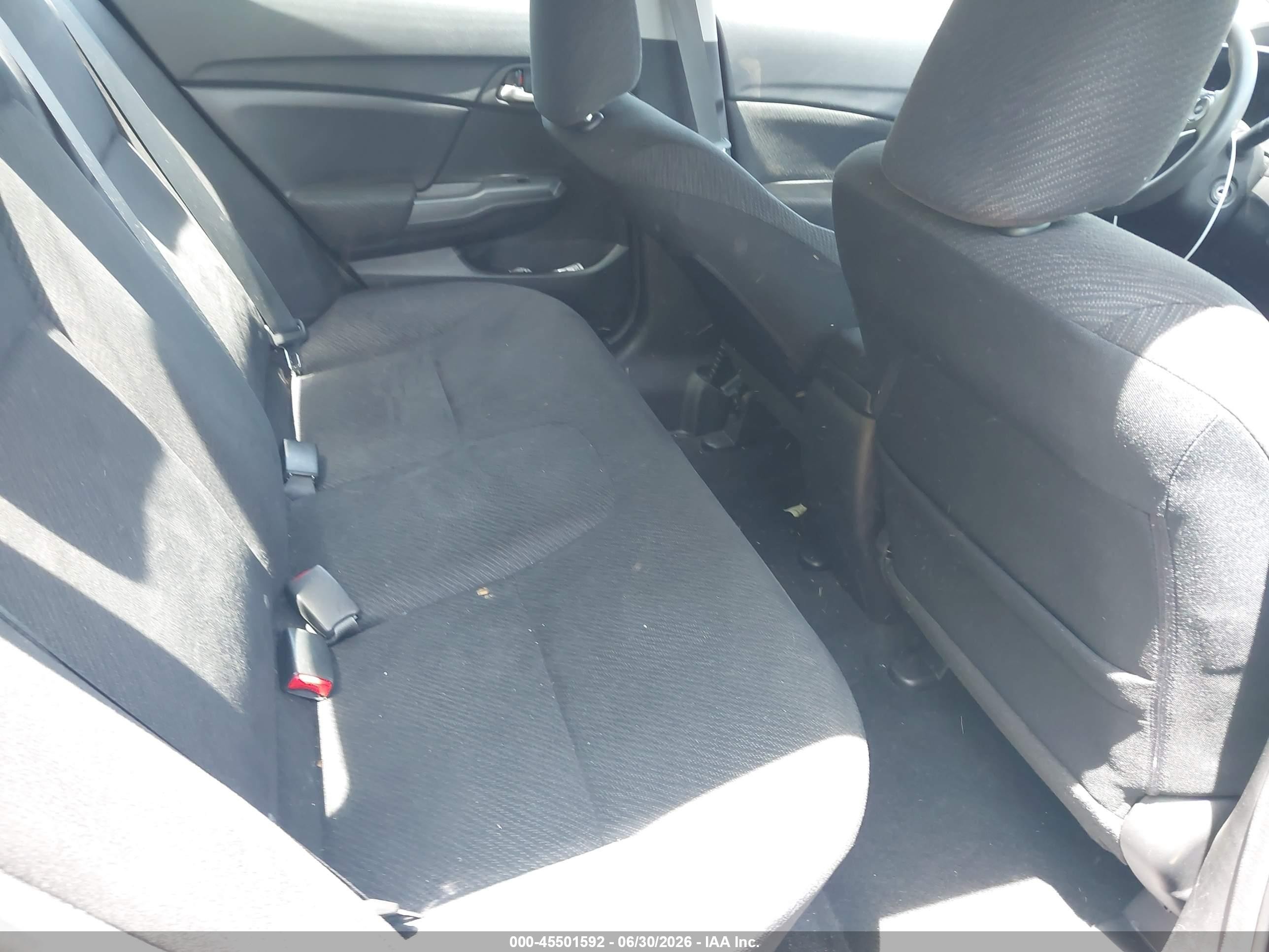 2013 Honda Civic Lx Gray vin: 2HGFB2F54DH603166
