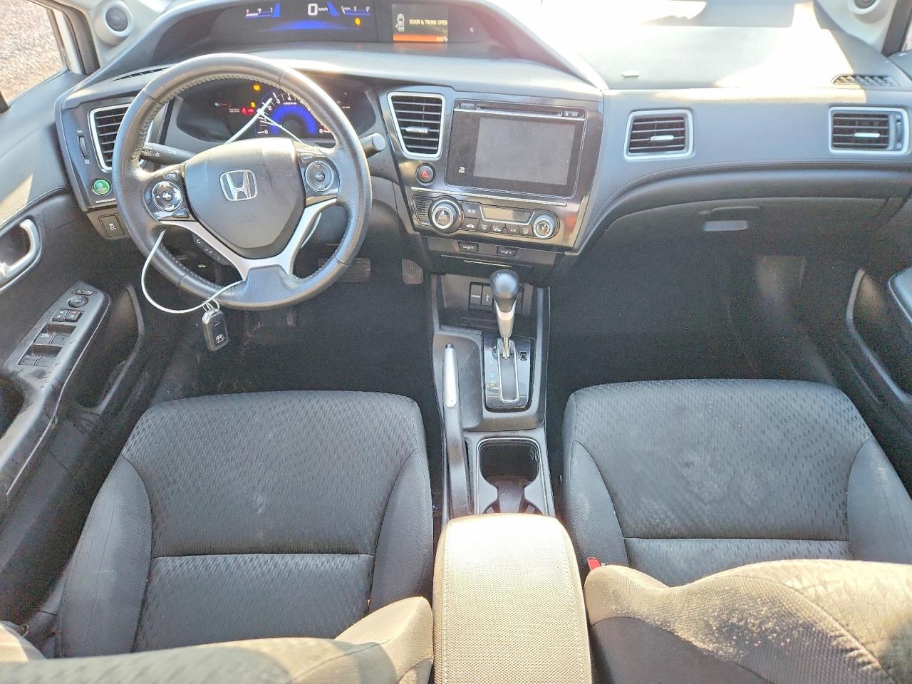 2014 Honda Civic Lx White vin: 2HGFB2F54EH012482