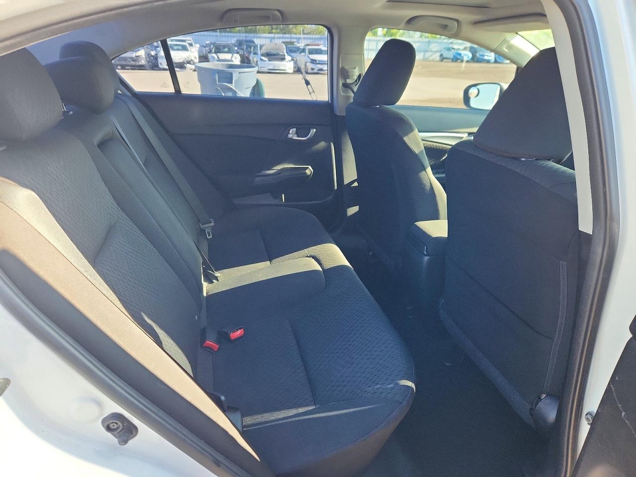2014 Honda Civic Lx White vin: 2HGFB2F54EH012482