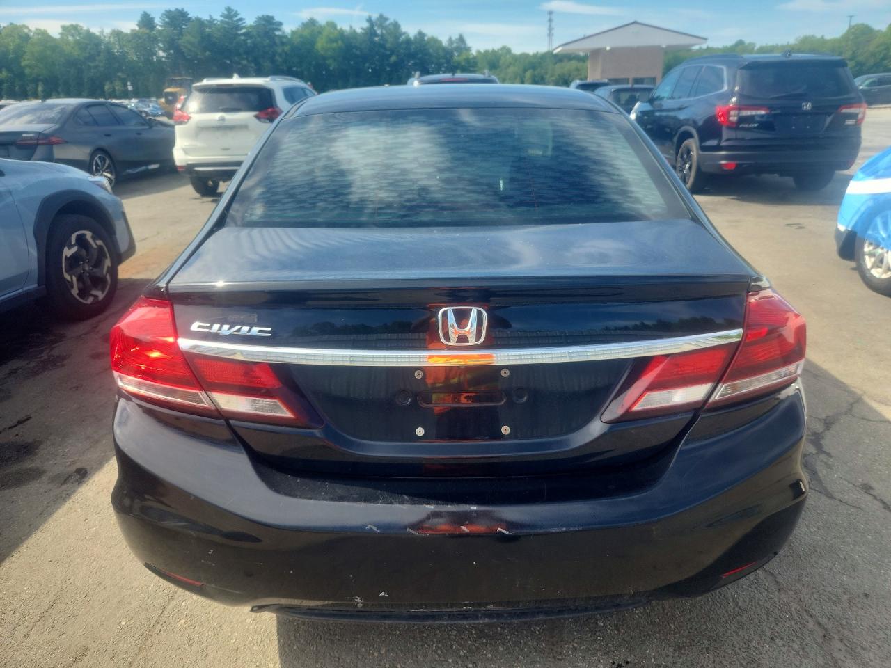 2014 Honda Civic Black vin: 2HGFB2F54EH508494