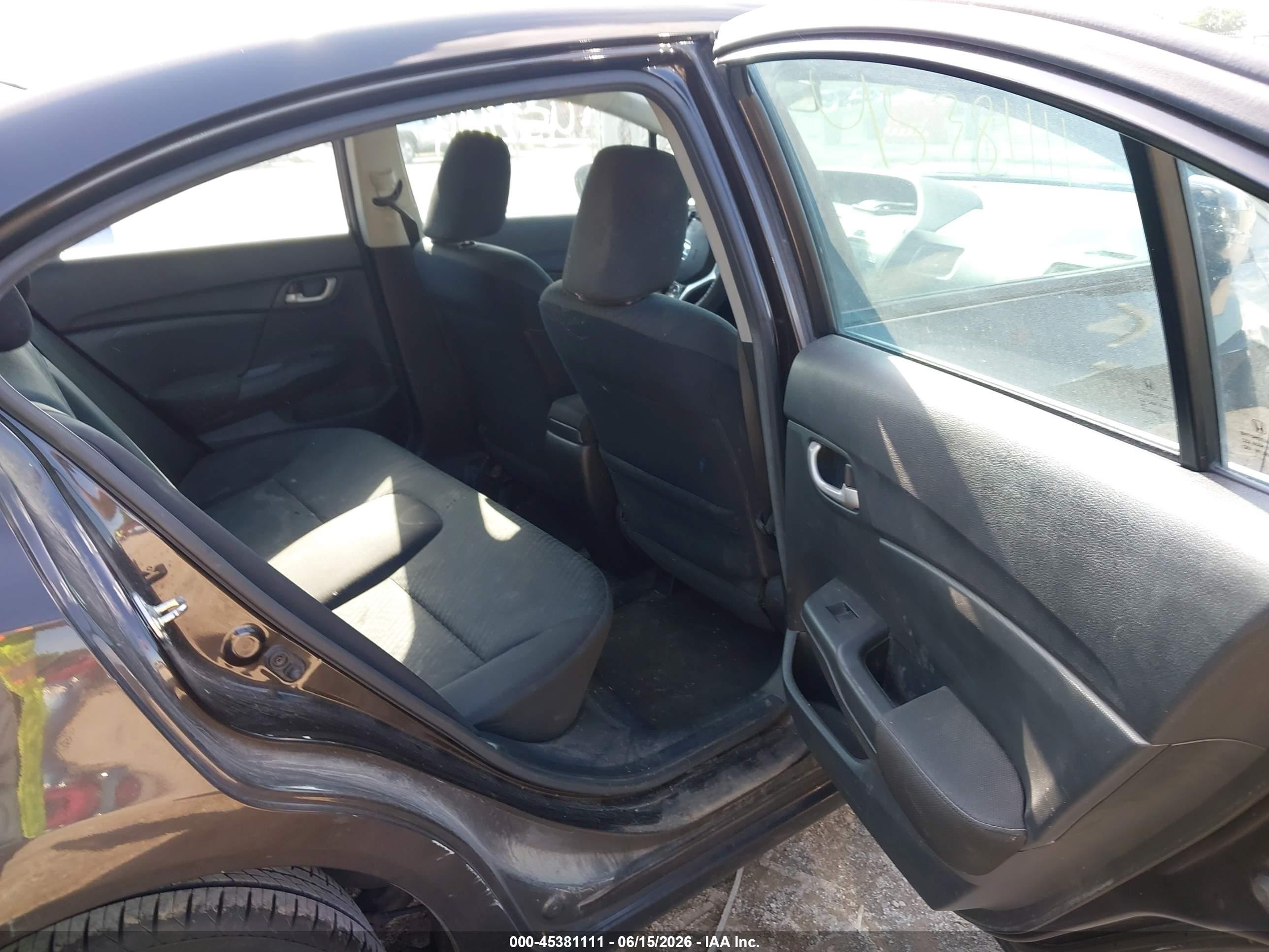 2014 Honda Civic Lx Коричневый vin: 2HGFB2F54EH511167
